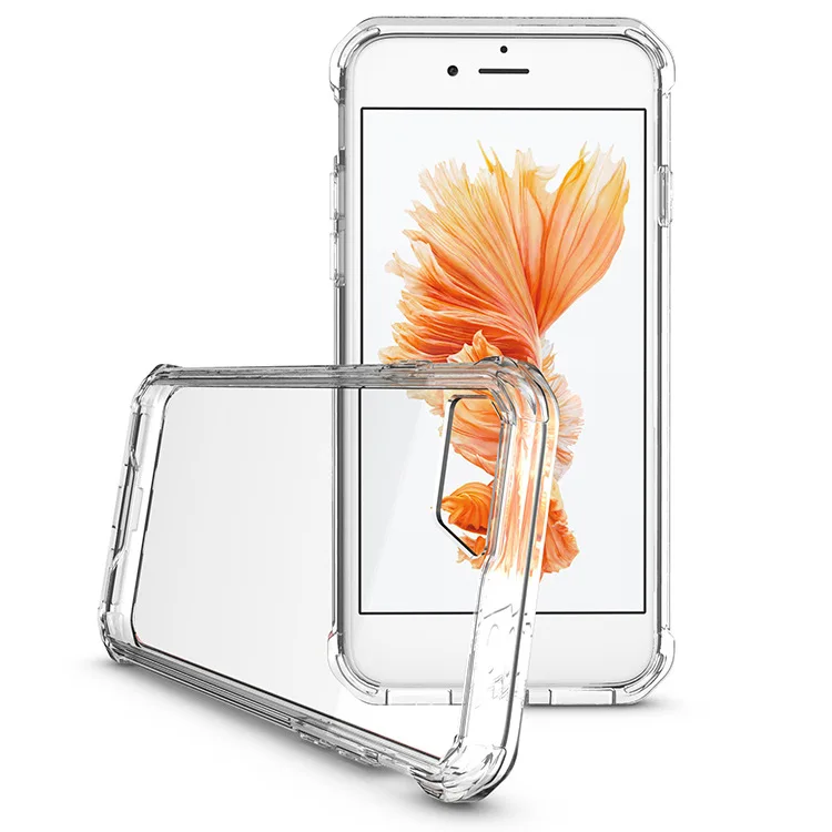 

Hard Case For iPhone 7 8 7plus Clear Cover Transparent funda Phone Shell for iPhone 8 Plus Shockproof Protection