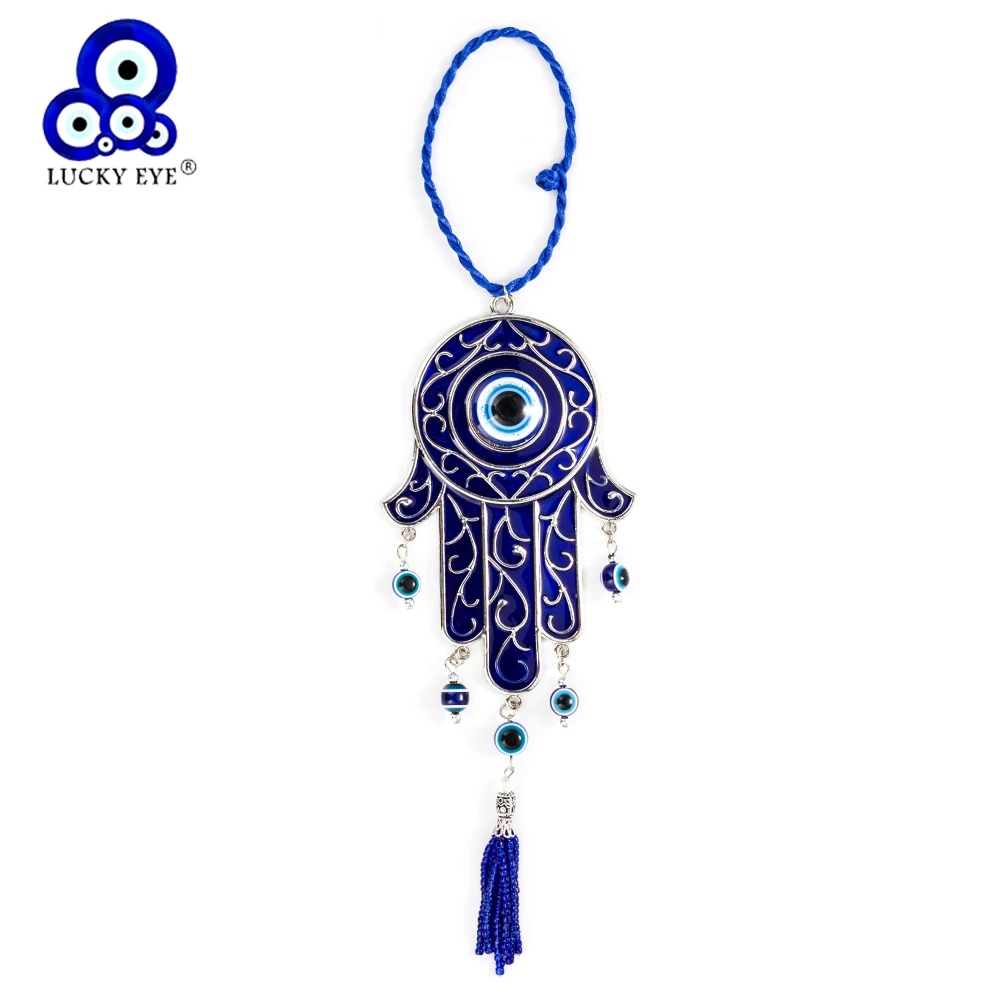 Брелок Lucky Eye Hamsa для автомобиля настенная подвеска кисточка дома кольцо ключей