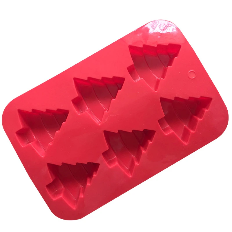 1 шт. силиконовая форма для рождественской елки с 6 отверстиями|form for|silicone formform for