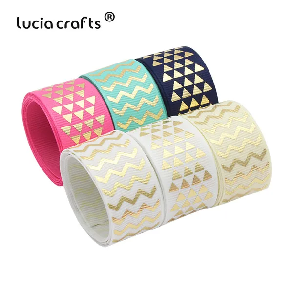 Lucia crafts 5 ярдов/6 ярдов 25 мм корсажные печатные ленты вечерние упаковка для свадебного подарка декор материал DIY аксессуары S0704 - Цвет: Mixed colors  6y