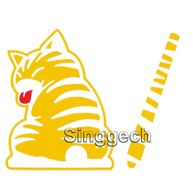 Автостайлинг BOOMBLOCK стеклоочиститель мультяшный Кот наклейка для Opel Astra J G Insignia