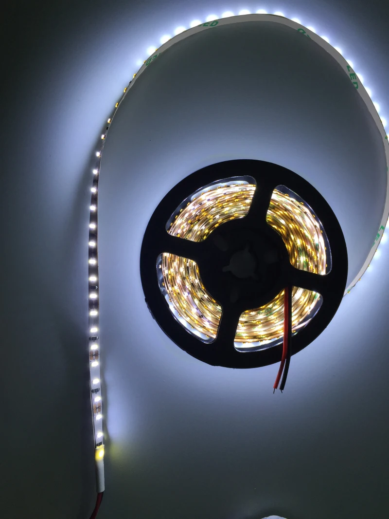 

10 м 3014 белая печатная плата 5 мм Ширина Высокая яркость 3014 Светодиодная лента 12 в 120 светодиодов/м теплый белый