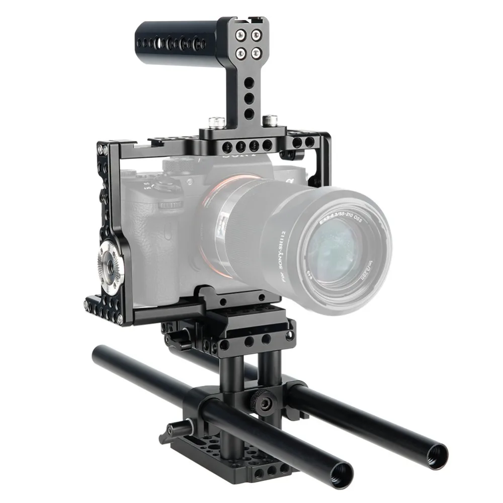 NICEYRIG для SONY a7riii a7rii a7miii a7mii a9 a7sii быстросъемный подъемный штатив с 15 мм стержнем HDMI