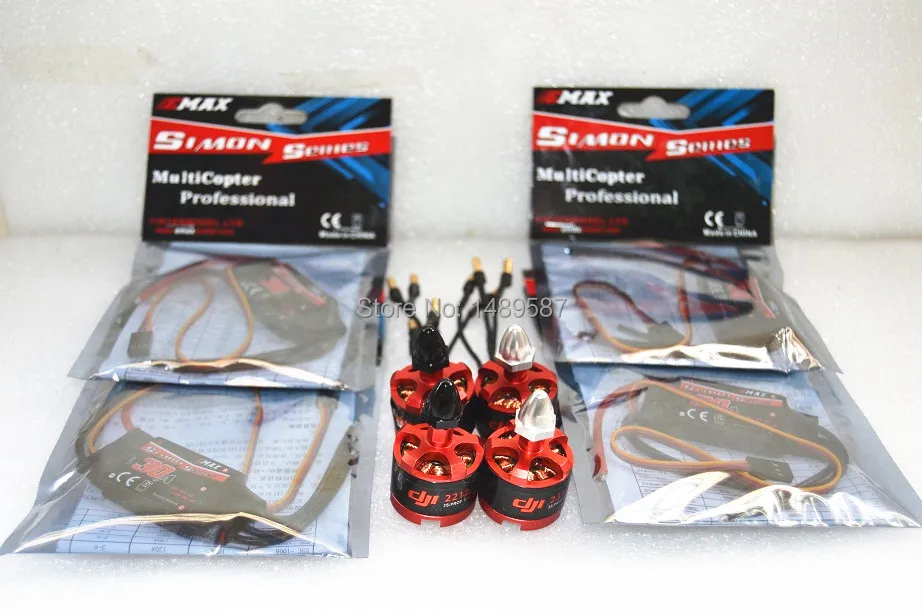 Бесщеточный двигатель 2212 920KV + 30A Simonk ESC для квадрокоптера мультикоптера F450 F550 S500