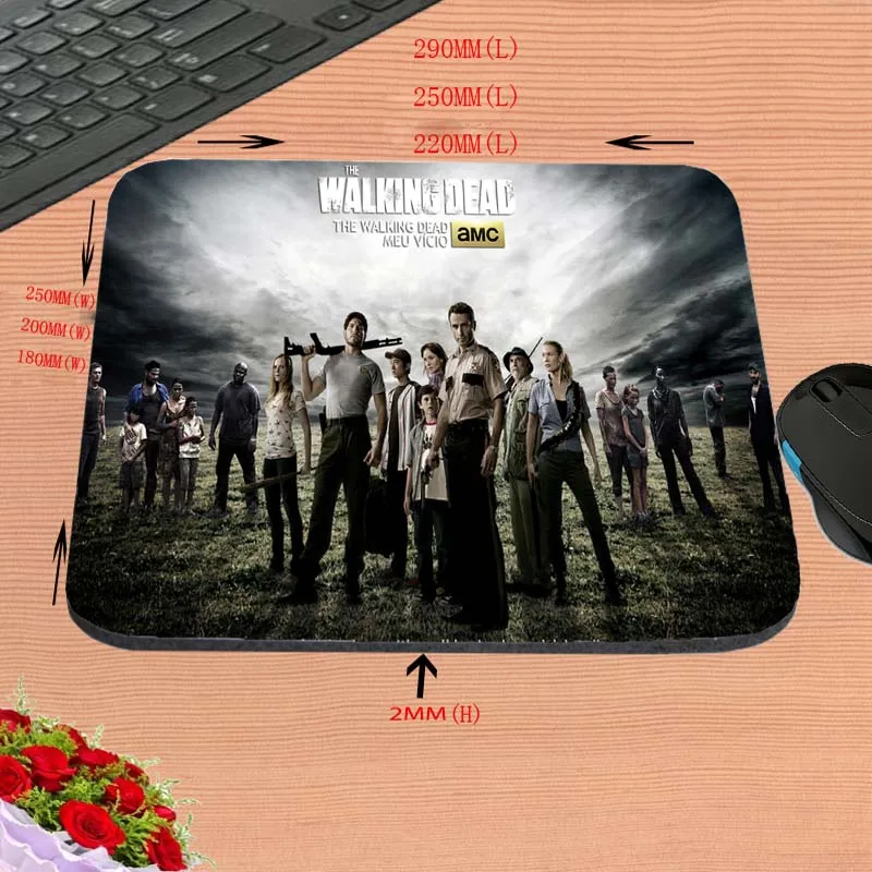 Роскошная печать 4 шт. Ходячие мертвецы не открывать его ноутбук Специальный