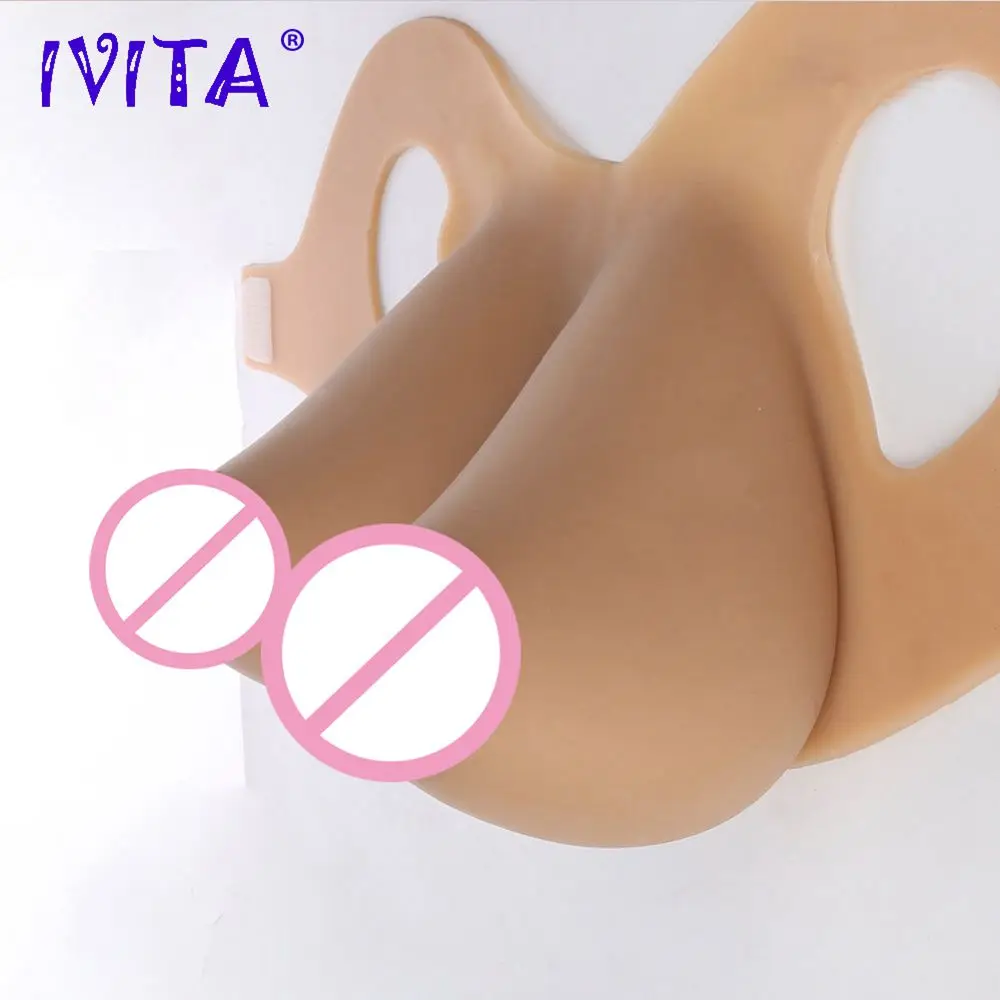 

IVITA 16 кг искусственная силиконовая грудь формирует огромные поддельные груди усилитель для мужчин для трансвеститов транссексуалов Трансвеститы влагалища Seins