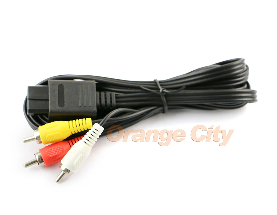 ChengChengDianWan 1 8 м 6 футов AV TV S Video Super для N 64 SNES NGC N64 кабель 10 шт./лот|s-video|s-video cable |