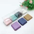 Прозрачные водонепроницаемые коробки из ПВХ 4*4*4 см, модные магнитные упаковочные коробки, аксессуары для ювелирных изделий, дисплеи, подарочные коробки