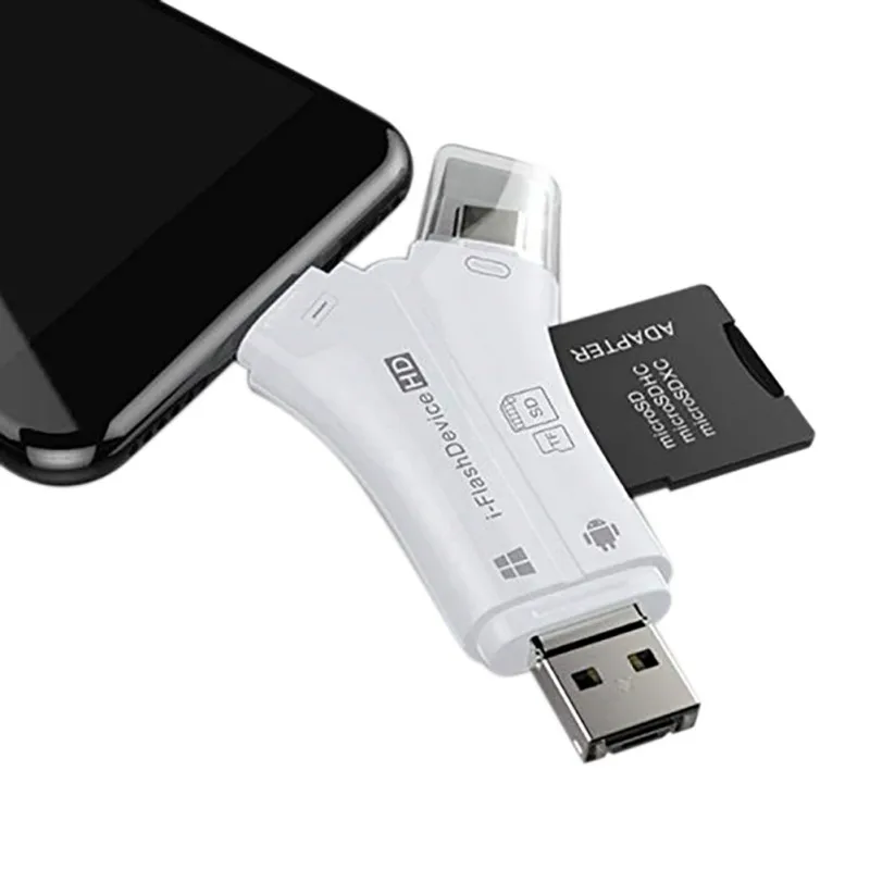 Все в одном средство просмотра SD/TF карт для IOS iPhone Ipad Android телефоны Laptap ПК с