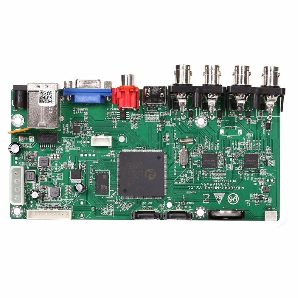 Камера видеонаблюдения AZISHN 8 каналов FULL HD 1080N AHDNH HI3520D AHD h.264 ONVIF VGA HDMI | Безопасность