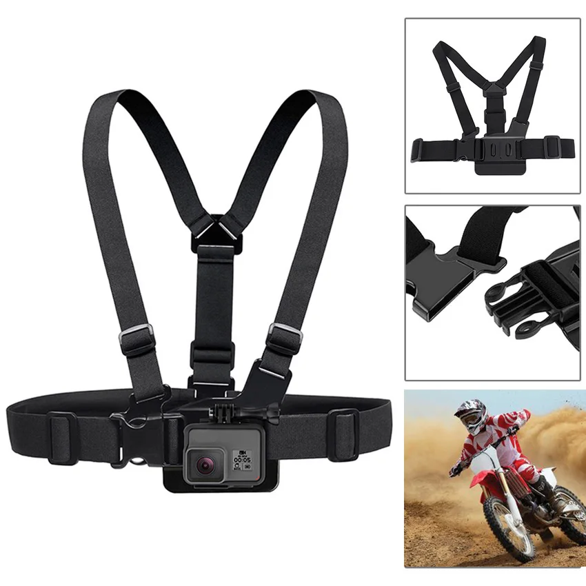 AMKOV действие Камера аксессуары набор для GoPro Hero 4 3 Xiaomi YI 4 К Экен H9R H8R Спорт Камера аксессуары набор действий Камера