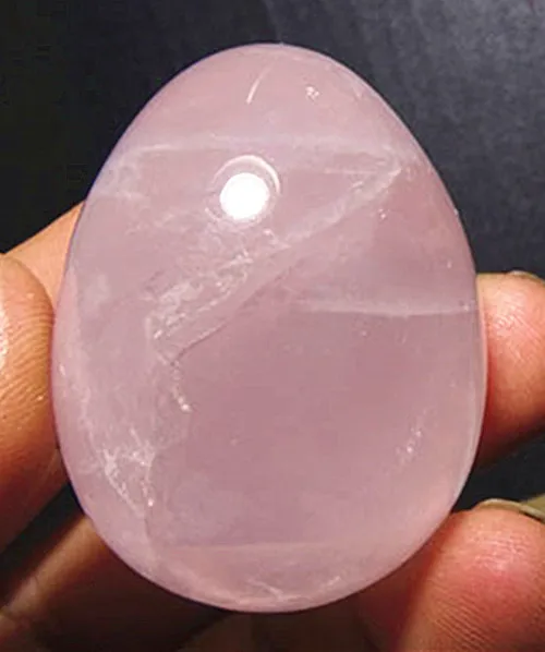 

100% natural quartz crystal rose stone egg 1PC