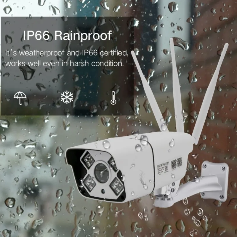4G sim карта Беспроводная ip камера Z6U HD 1080P наружная Водонепроницаемая Wifi с ИК ночным