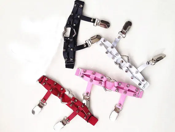 Новинка 2017 одежда для Рейв Пастельная подвеска в готическом стиле пояс чулок