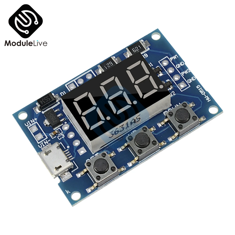 DC 5-30 в Micro USB 5 В мощность независимый генератор pwm 2 канала двойной способ цифровой светодиодный рабочий цикл импульсная частота Доска модуль