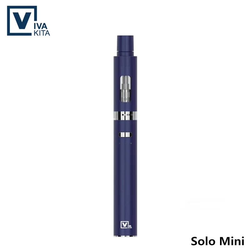 Электронная сигарета vape Solo Mini kit Vape ручка Встроенный 650 мАч мод 20 Вт все-в-одном модный бак 0.8ом герметичный верхний наполнитель 2,0 мл