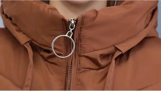 

Fdfklak New thicken long female jacket warm winter jacket women hooded cotton-padded women's jackets and coats chaqueta mujer