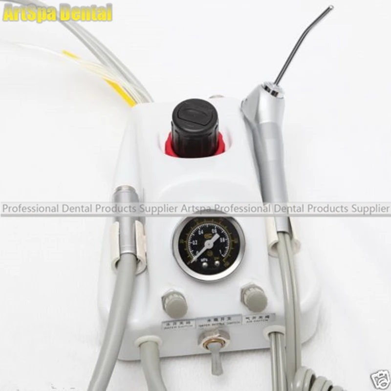 

SPTA Dental Portable Turbine Unit Working With Air Compressor 2 Holes Or 4 Holes Odontologia Laboratory Portatile Dentistry Tool