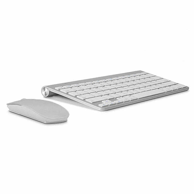 Ultra-thin Wireless Keyboard Mouse Combo 2.4g Wireless Mouse For Apple Keyboard Style Mac Win Xp/7/8/10 Tv Box
