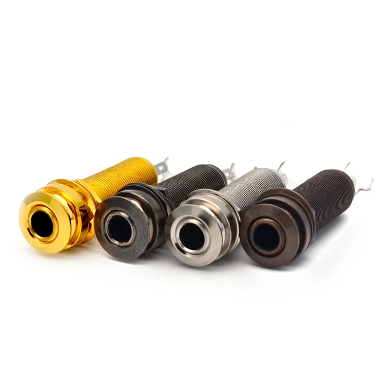 MUKU New Guitar Pickup Output Jack Threaded Cylinder socket 10 pcs/lot | Спорт и развлечения
