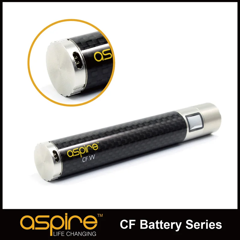 Оригинальный Aspire CF vv батарея 650 мАч 900 электронная сигарета переменное напряжение