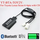 Автомобильная магнитола Yatour, Bluetooth, MP3, интерфейсы Hands free для Toyota Lexus Scion 6 + 6 контактов с CD