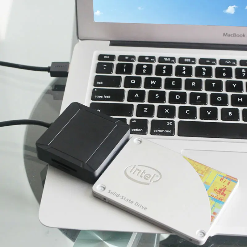 USB разветвитель 3 0 2 порта внешний 5 к SATA III кабель для жесткого диска 22 контактный с