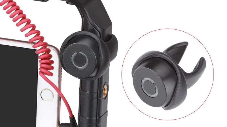 Ulanzi Bluetooth пульт дистанционного управления для U-Rig Pro клип-на беспроводной спуск затвора для iPhone X 8 Android смартфон видеосъемка