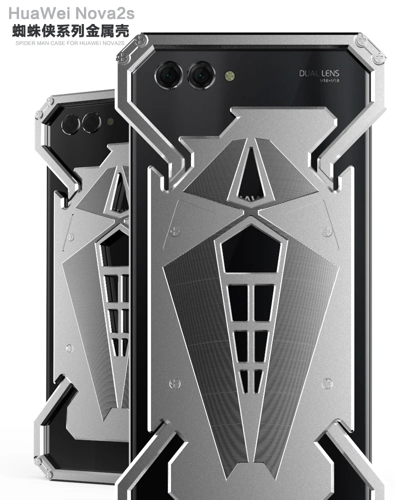 Металлический Чехол Super Hero для Huawei P30 Pro P20 Lite P10 P9 Plus Nova 5 5i 4 3 3i 3e 2 2S чехол с кольцом для телефона с изображением Человека-паука