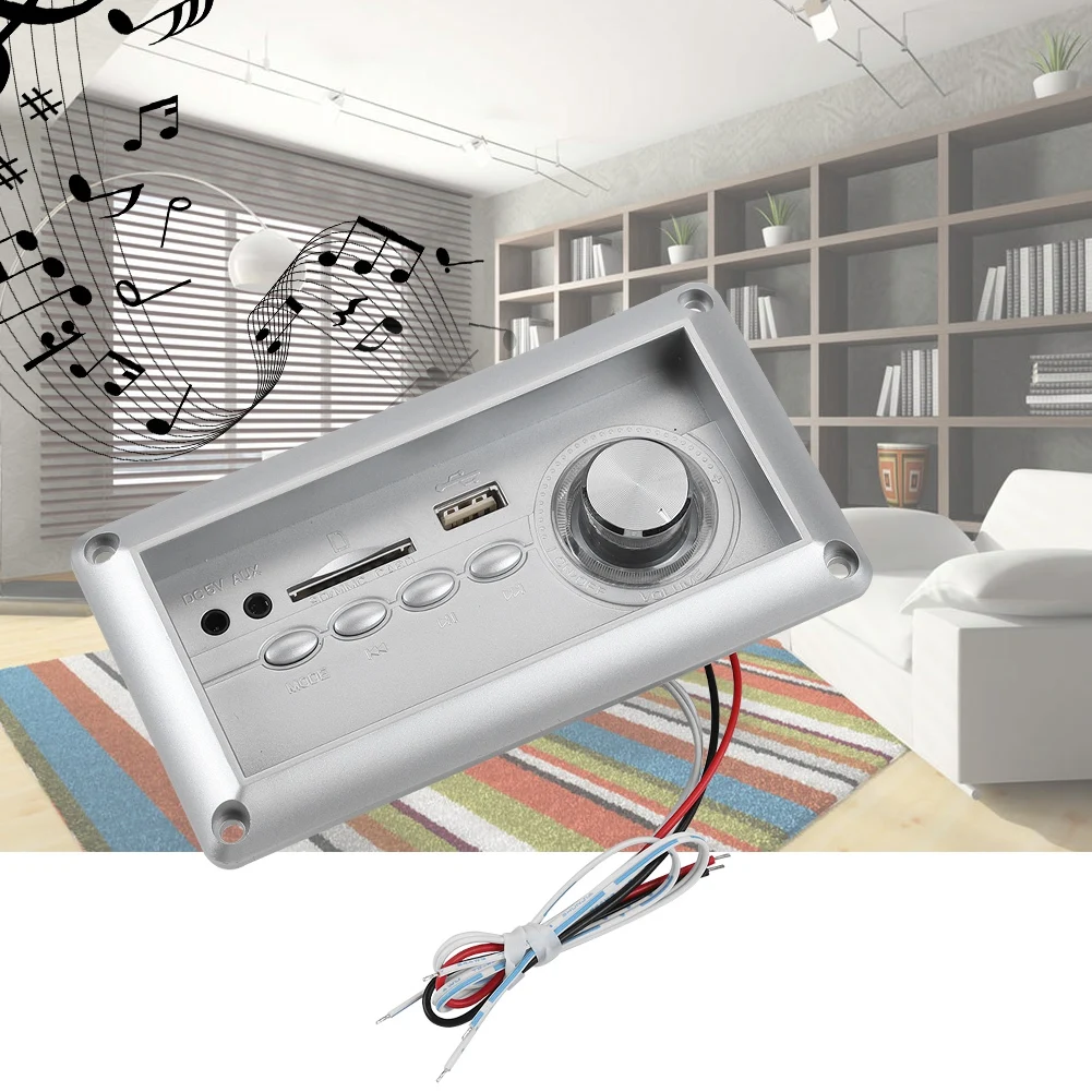 MP3 Decode Board BT Lossless MP3 Sofa Stool 5V Speaker Decode Boards English Version 800MA-1.2A