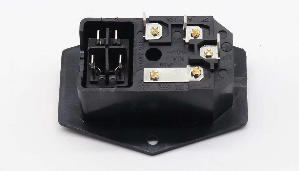 Клавишный Выключатель питания IEC 3 Pin 320 C14 Входной переключатель розетки разъем 10A