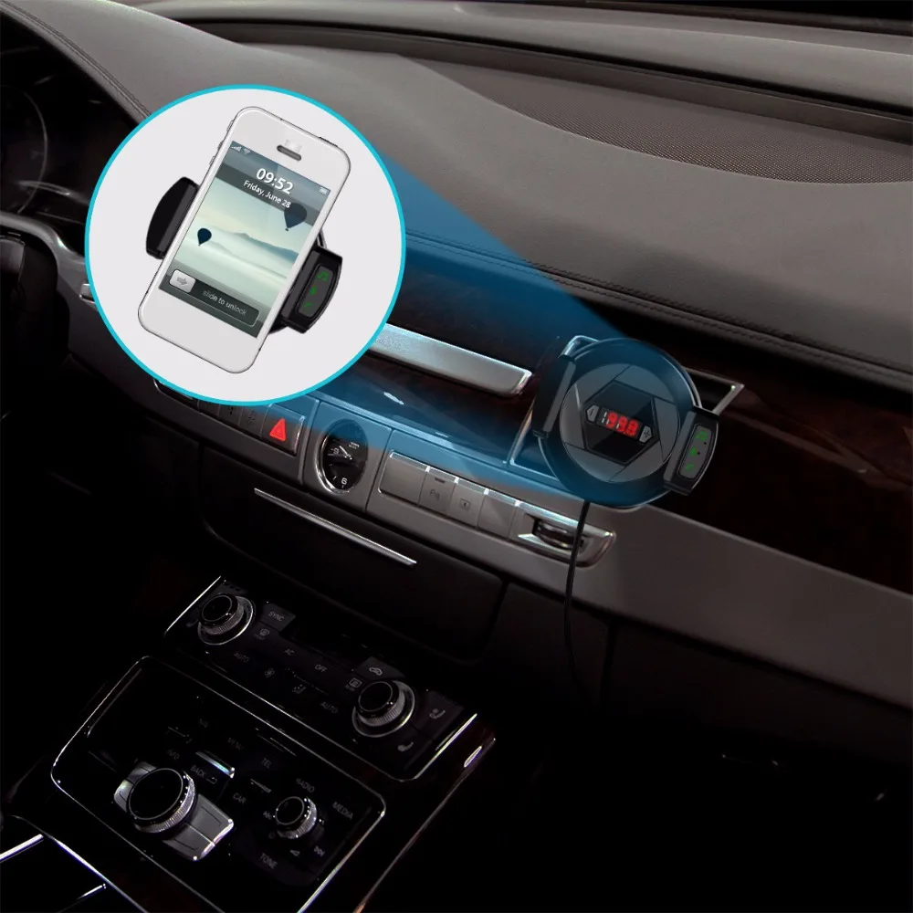 3 в 1 автомобиль Bluetooth 4.0 fm передатчик модулятор и Air Vent Телефон подставка держатель