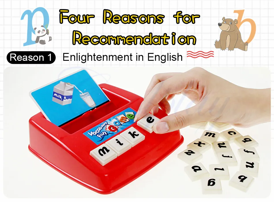Английский Lowercase буквенный Алфавит орфографические игры карты английская головоломка со словами детские развивающие Игрушки для раннего обучения