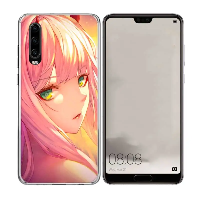 Силиконовый чехол-накладка Darling in the Franxx Zero Two для Huawei P30 P20 Mate 20 10 Pro P10 lite P Smart + Plus Z 2019