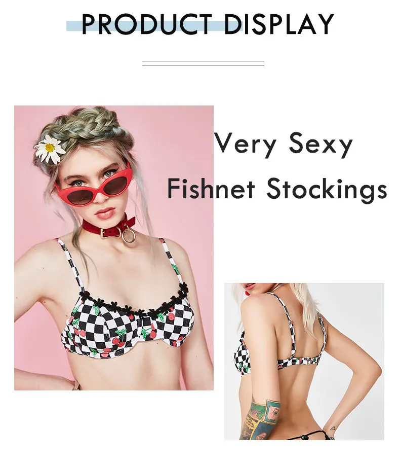 IM SECTEUR Cherry Tart бюстгальтер милый клетчатый Brallete Push Up Белье Сексуальный плед плюс размеры VS секрет кружево декольте нижнее белье