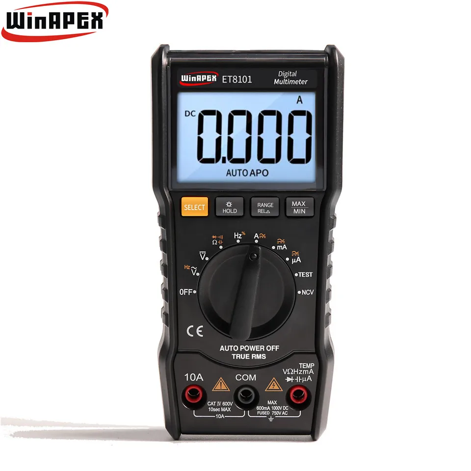Цифровой мультиметр WinAPEX ET8101 цифровой вольтметр 1000 в 10 А амперметр