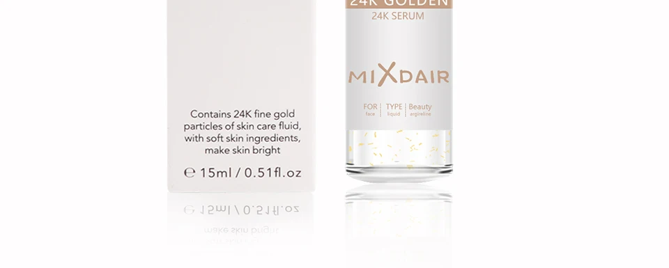 MIXDAIR Сыворотка для лица с гиалуроновой кислотой 24K Золотая эссенция витамин Е с коллагеновая эссенция увлажняющая маска для ухода за кожей лица