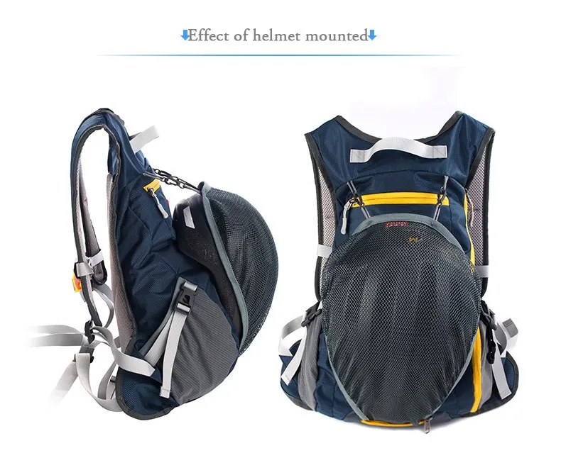 Naturehike NH15C001-B рюкзак для велоспорта, рюкзак, рюкзак, встроенный шлем, Сетчатая Сумка для кемпинга, пешего туризма, путешествий