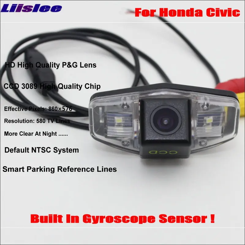 Камера задняя Liislee для Honda Civic VII VIII / City 4D Backup NTSC RCA AUX HD SONY CCD | Автомобили и мотоциклы