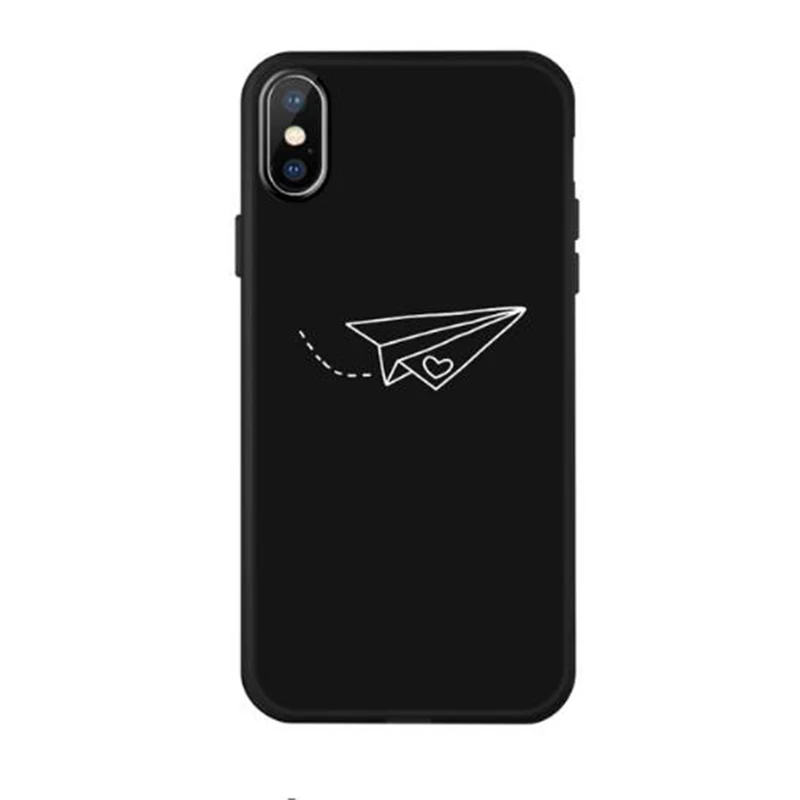 case 3 Модный Космический Чехол для iPhone X 7 6 6 S Plus 5 5S планета Луна Звезда Паук силиконовый чехол для iPhone 8 XS XR XSMAX чехол для телефона - Цвет: case 3
