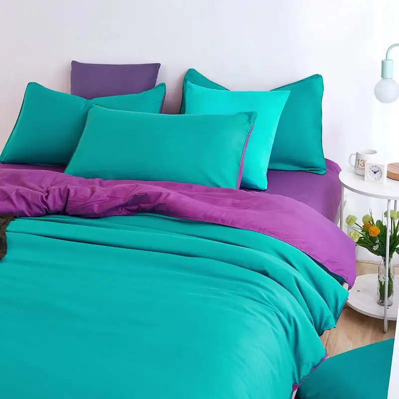 Комплект постельного белья U & H с наволочкой большого размера линией