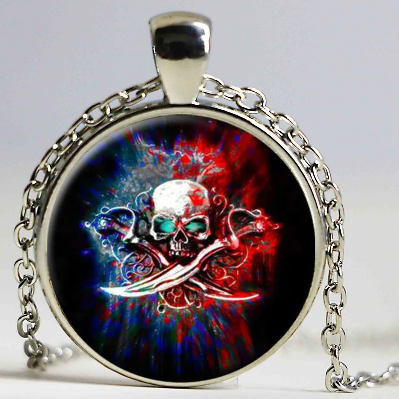 Sugar skull стеклянный купольный кабошон с крестом розой блокировкой вырезанным