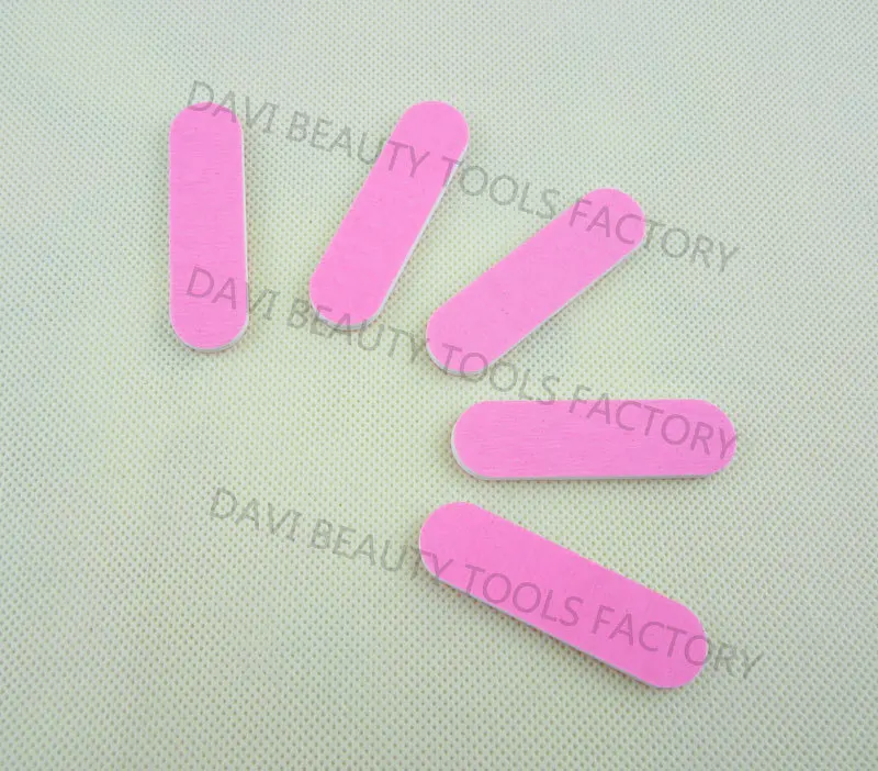 100 шт/партия одноразовая пилочка для ногтей распиловка с 6 см длина двойной мини
