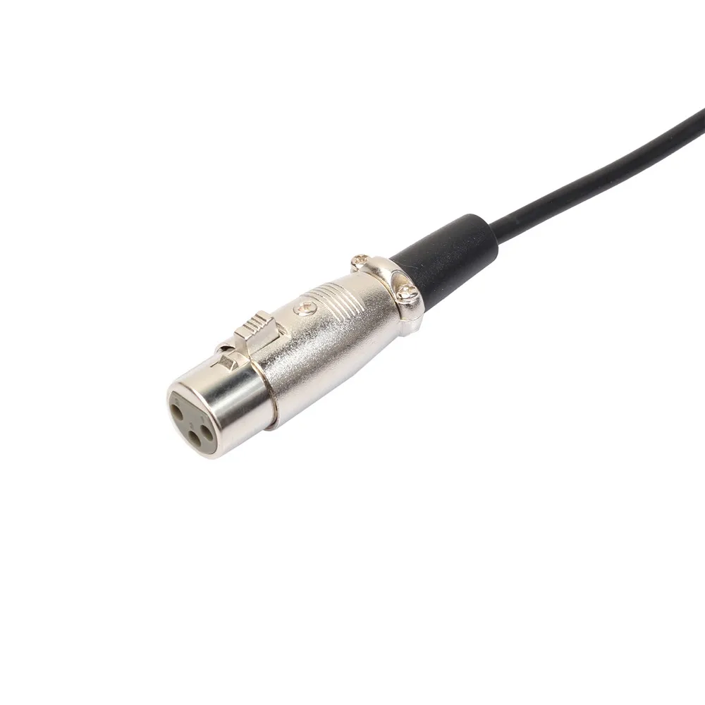 XLR 3 контактный разъем мама под прямым углом 1/8 5 мм стерео Mic аудиокабель кабель 3Mr