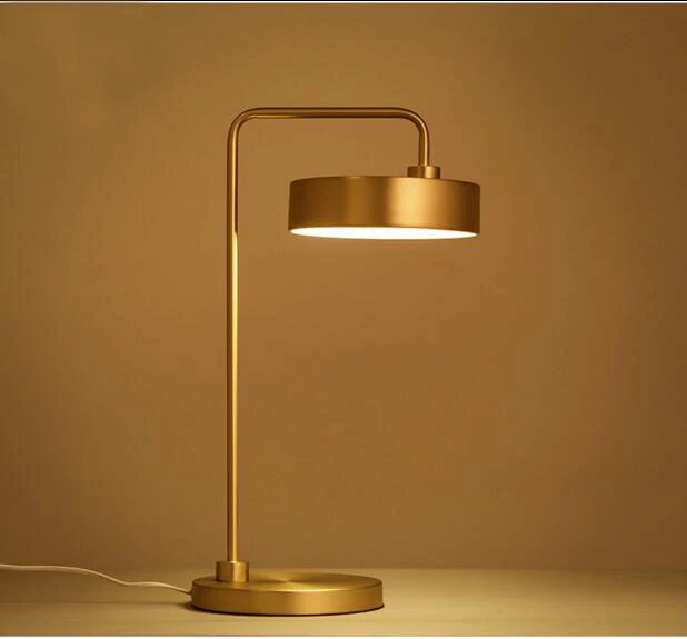 Скандинавское железное Стекло Настольная лампа для офиса учебы спальни тумбочка