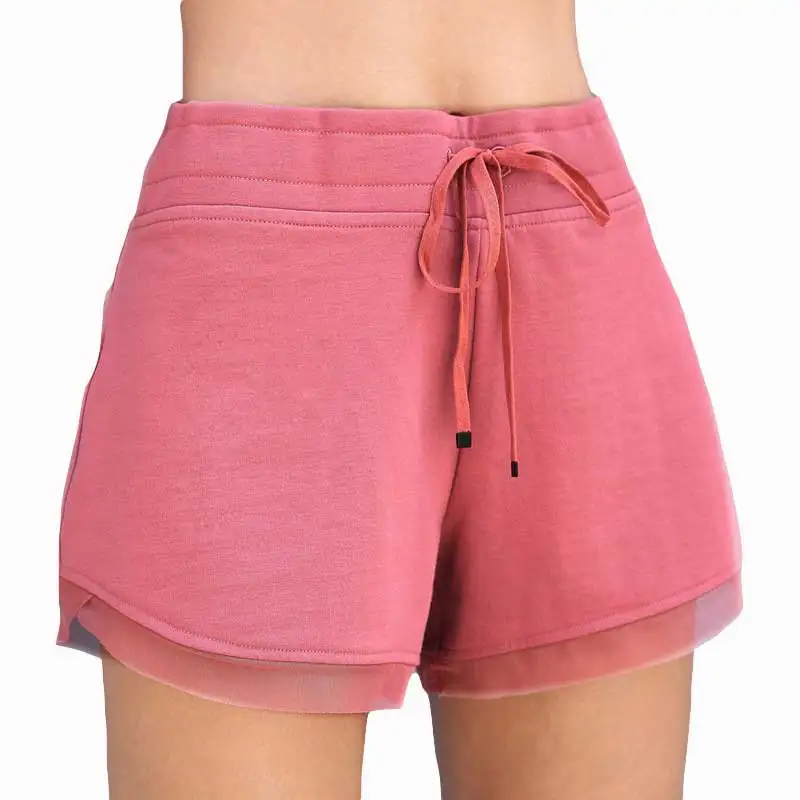 

Women Pro Gym Fitness Yoga Short For Compress Running High Waist Training Exercise Workout Sports Slim Beach Board Hiking DK521
