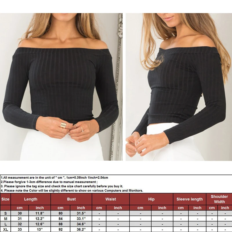 Женский свитер без бретелек Осенний вязаный пуловер Привлекательная блузка с