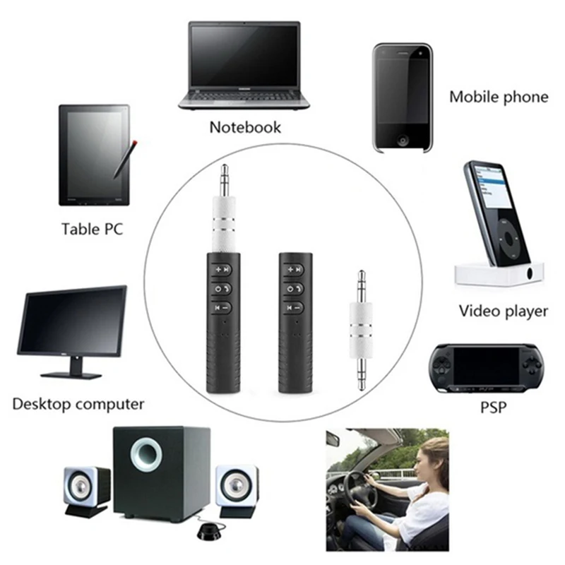 Bluetooth приемник адаптер автомобильные комплекты громкой связи аудио для