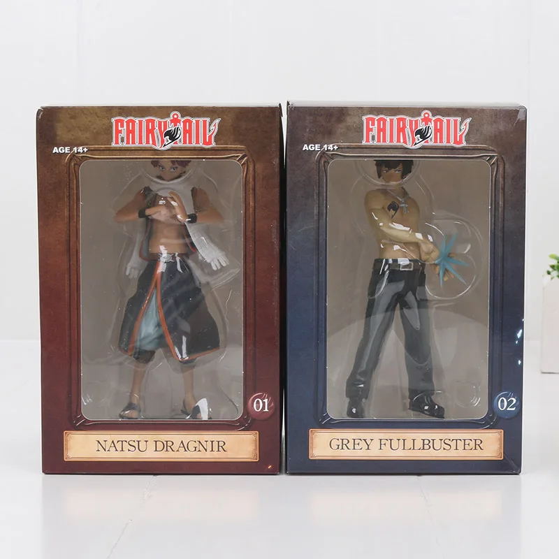 4 шт./лот 15 см Сказочный хвост Natsu Lucy Gray Erza ПВХ фигурка игрушки модель куклы