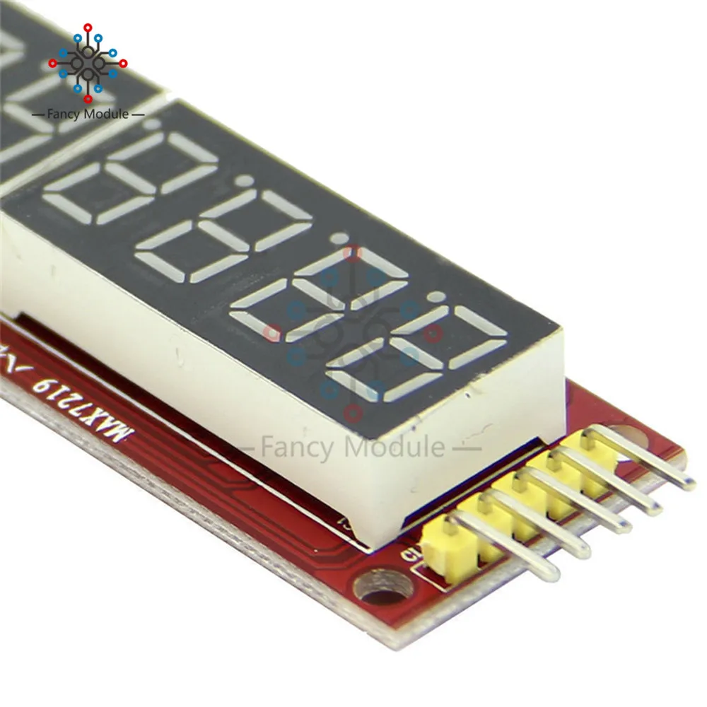 8 разрядный светодиодный дисплей MAX7219 7 сегментная цифровая трубка для Arduino Raspberry